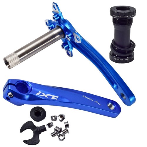 MTB Bicycle Integrated Crankset 104BCD 170mm Crank Chainring 32/34/36/38T - Picture 5 of 44