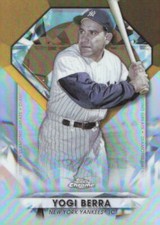 2022 Topps Chrome Update BASEBALL Yogi Berra #DGC-40 Diamond Greats Die Cuts