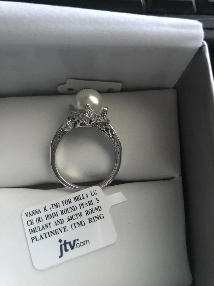 Brand New Vanna K for Bella Luce Pearl Simulant Cubic Zirconia