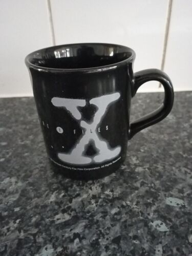 Vintage 1995 The X-Files The Truth Is Out There Ceramic Mug Cup Tea Coffee Black - Picture 1 of 6