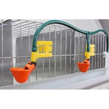 NEW GQF 4083 Drink Cup Waterer Kit for 30" Battery Breeding Pens Poultry Quail