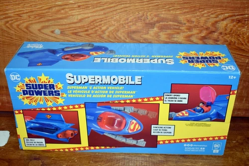 NEW DC Super Powers Supermobile Superman's Action Vehicle McFarlane Toys