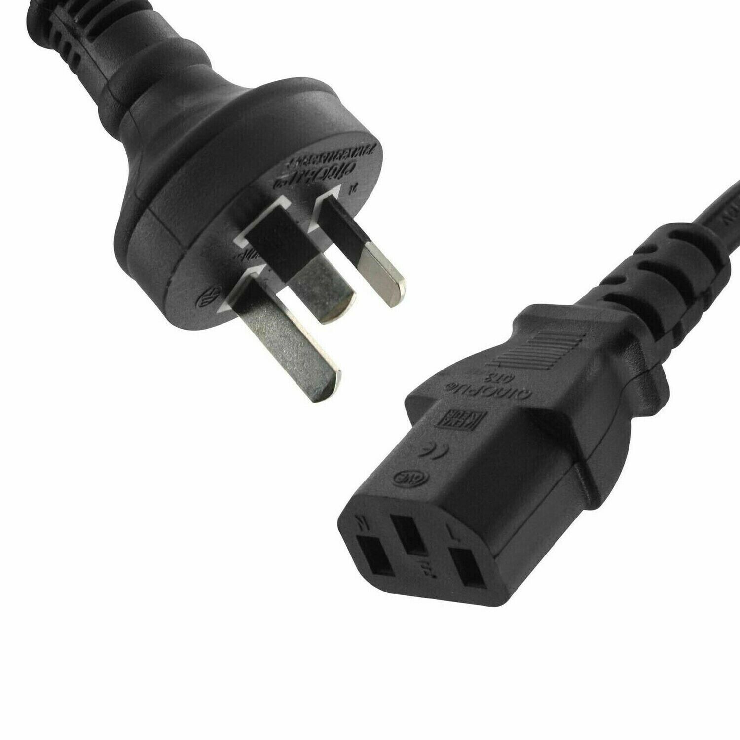 Computer Power Cord 2M Lead Cable 3 PIN AU 250V 10A For PC Computer TV Monitor P