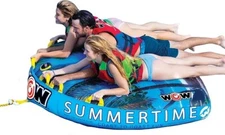 WOW Sports Summertime 3-Person Towable for Rivers, Pools and Lakes (19-1030)