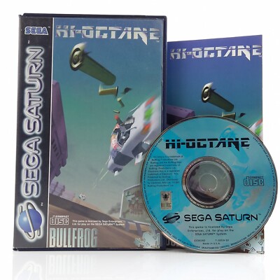 Sega Saturn Spiel : HI-Octane - Disk CD Anleitung OVP | PAL Game