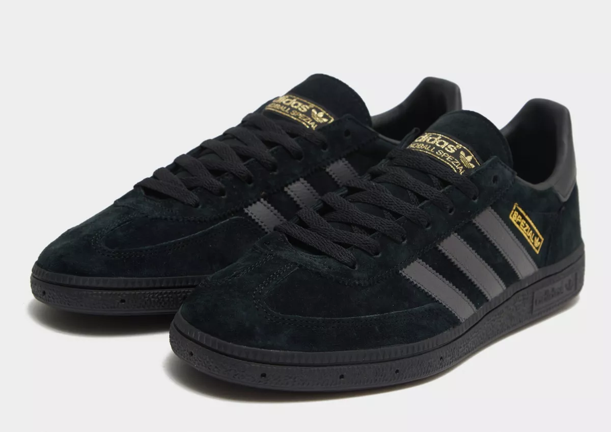 Adidas Originals Handball Spezial ® ( Men Sizes: UK 9.5 & 11.5 ) Triple  Black