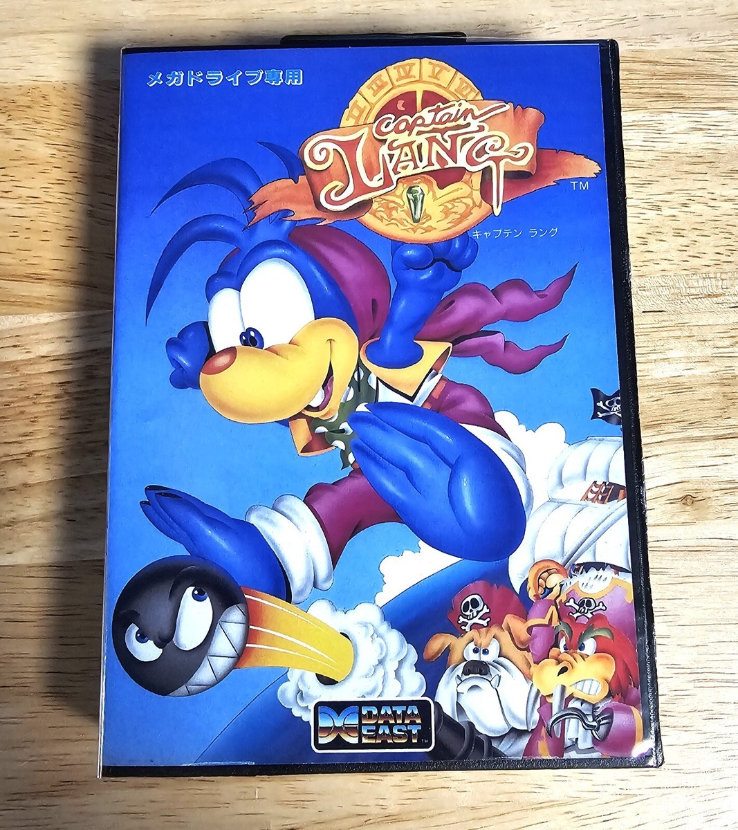 Captain Lang - 16 Bit MD Game, Case, Manual For Sega Mega Drive