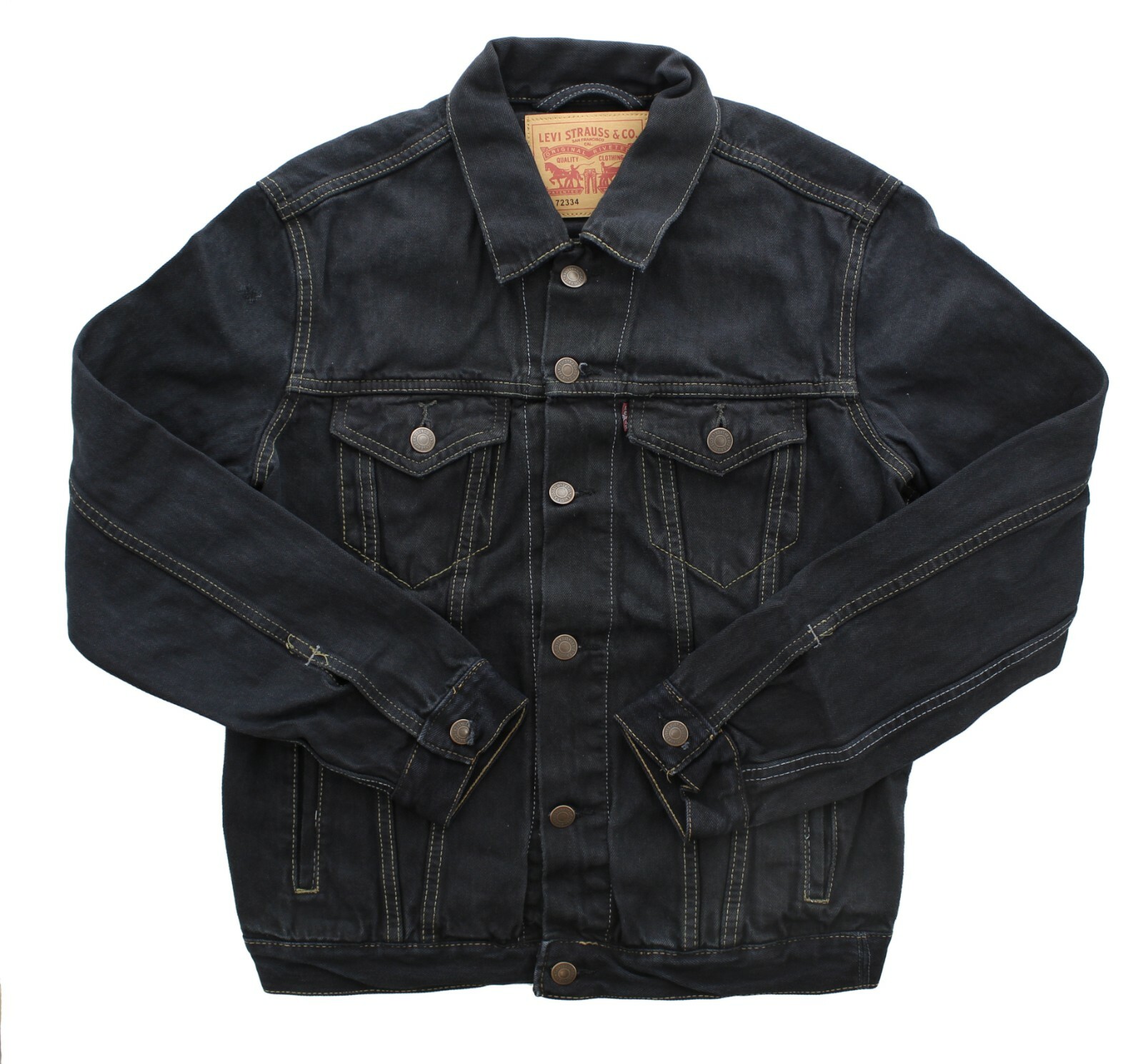 Levi's Men's Denim Jacket - Red Tab Trucker Style, Classic Fit, Button-Down