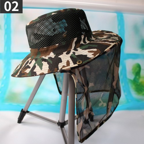 Boonie Hat Wide Brim Camo Bucket Hat 