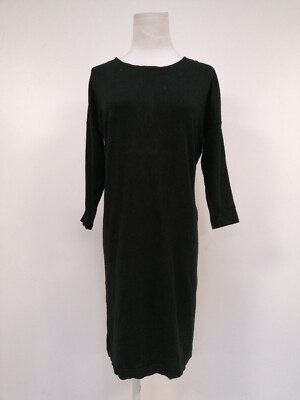 Vero Moda Damen 3/4 Ärmel Strick Kleid schwarz Größe M 502-2227