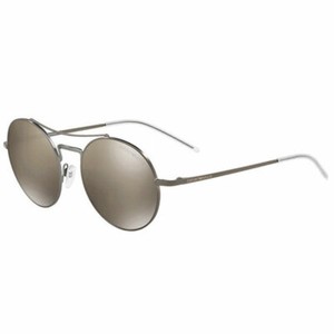 Emporio Armani EA2061 3003 Unisex Silver Metal Frame Sunglasses - Click1Get2 On Sale