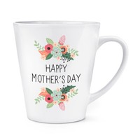 Happy Muttertag Blumen 341Ml Latte Becher Tasse - Mutter Liebe
