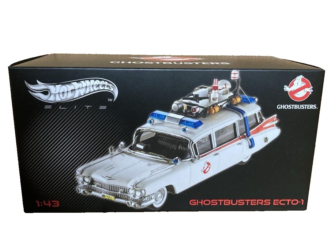 Hot Wheels Ghostbusters Elite 1:18 Scale Diecast Cars, Trucks