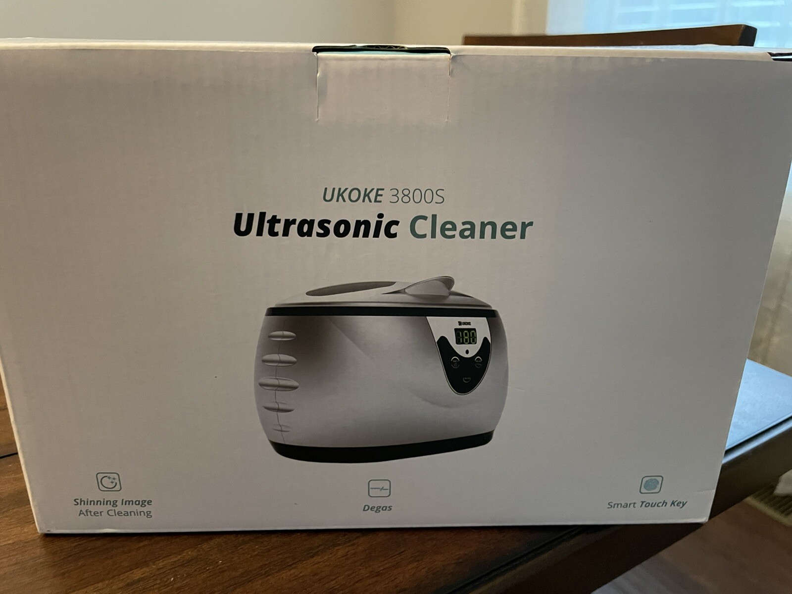 UKOKE 3800S, Professional Jewelry Timer, Portable Household Ultrasonic