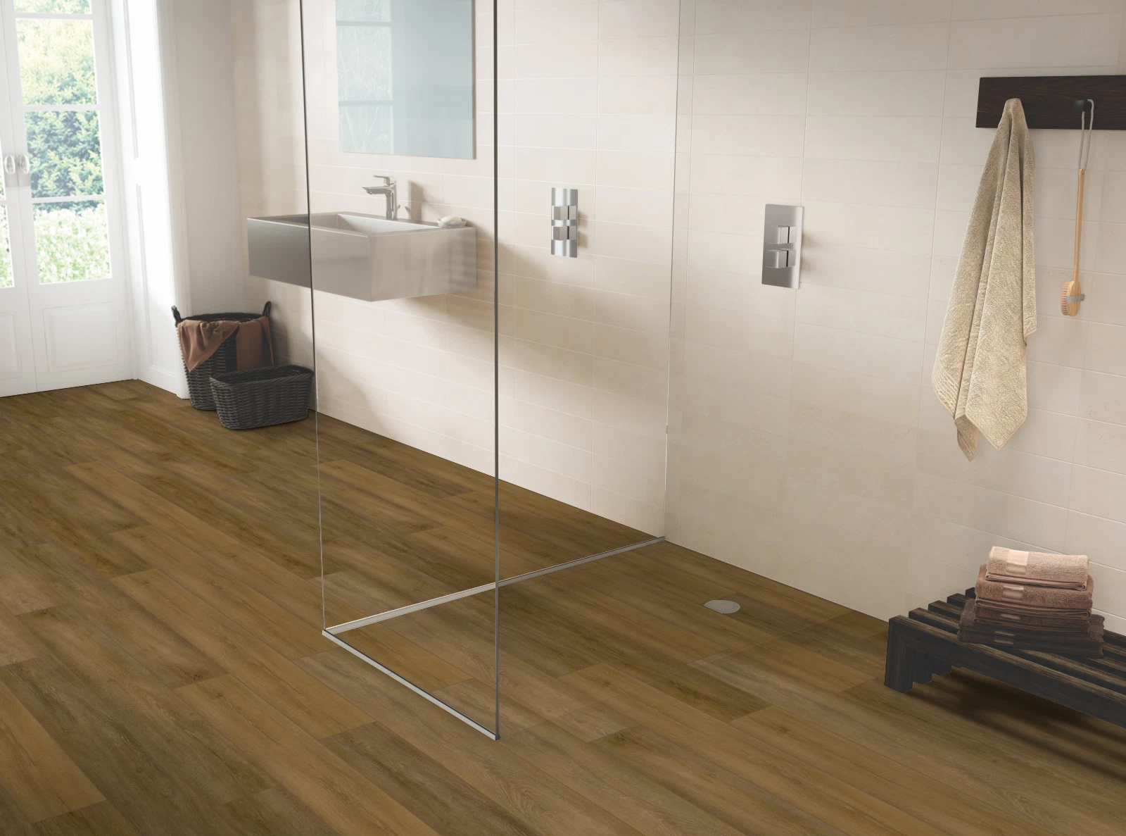 Sussex Range Smart 30 Luxury Vinyl Tile Natural Straight Plank LVT £17.59m2