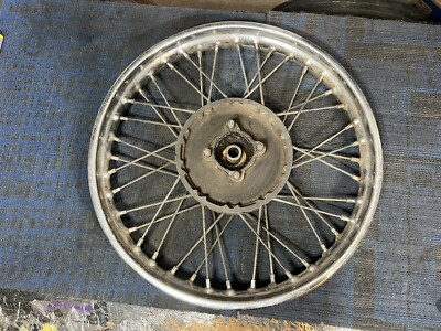 BSA A7 A10 Rear 19'' Wheel Rim Hub Full Width 7'' Brake Drum W.M. 3.19 Jones 