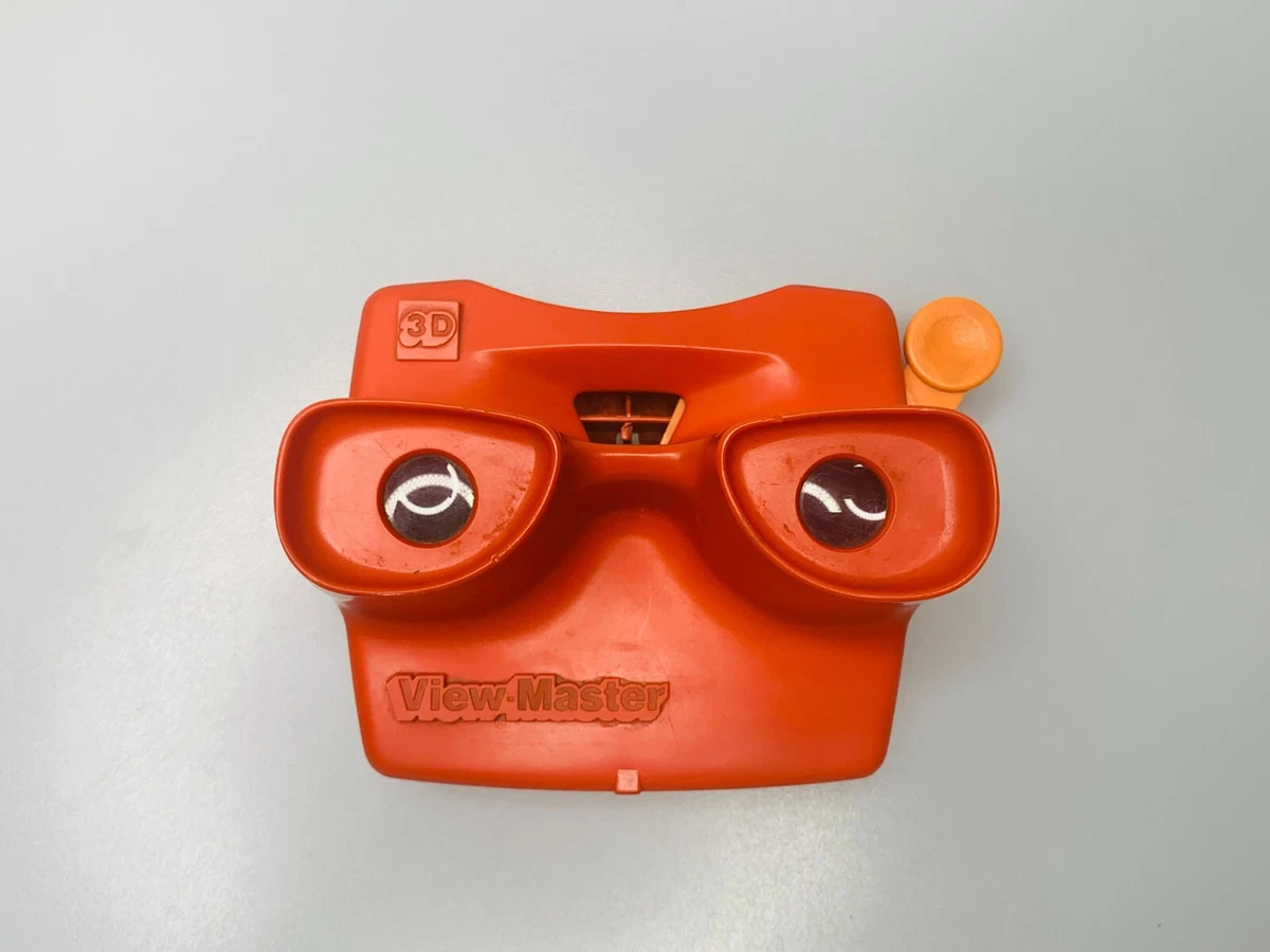 Vintage 1980s View Master 3D Toy in Red