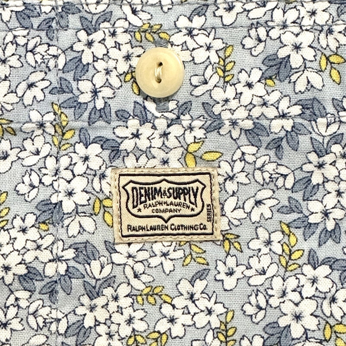Denim & Supply Ralph Lauren Floral Print Button Shirt Men's Small Long  Sleeve | eBay