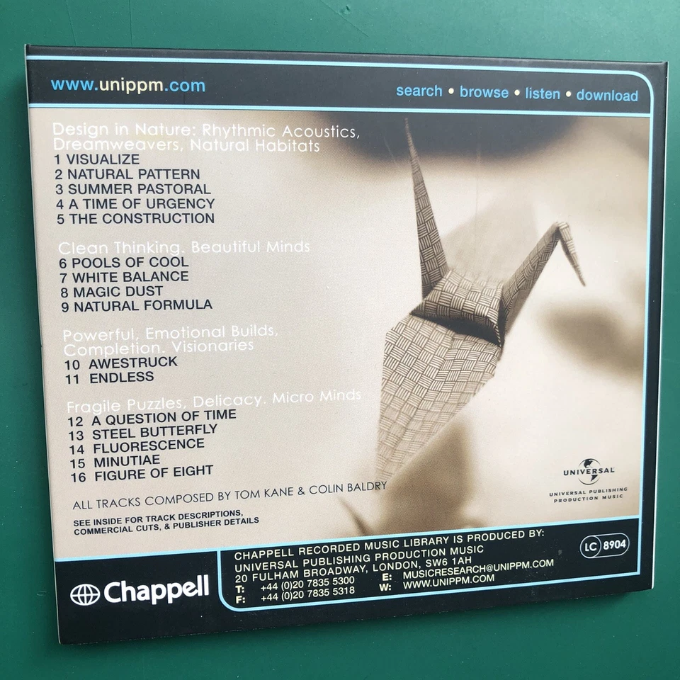 SIMPLE BY DESIGN Electronic Library CD Acoustic Nature Human Imagination FX NM - Image 2 of 4