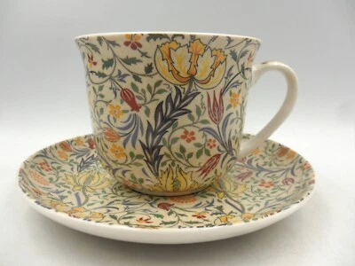 ABBEYDALE COLLECTION Gift Boxed Jumbo cup and saucer in William Morris Flora design.