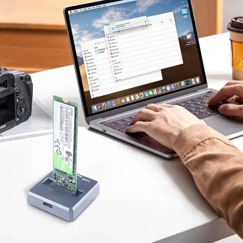 SSD Docking Station Portable Dockcase Convenient M.2 NVME/SATA Useful for Laptop