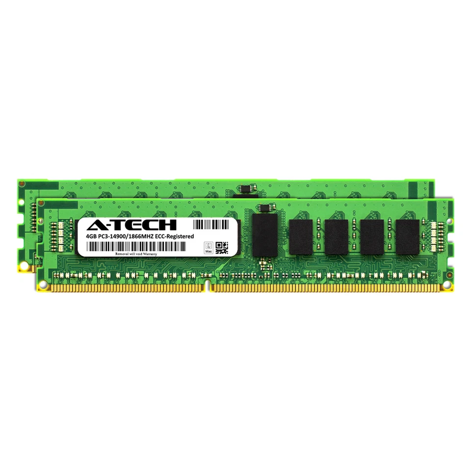 8GB KIT 2X 4GB PC3-14900 1866 MHZ ECC REGISTERED APPLE Mac Pro A1481 MEMORY RAM - Image 2 of 4