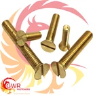 2BA 3BA 4BA 5BA 6BA 8BA 9BA 10BA Brass Countersunk Head Screws - Slotted BA