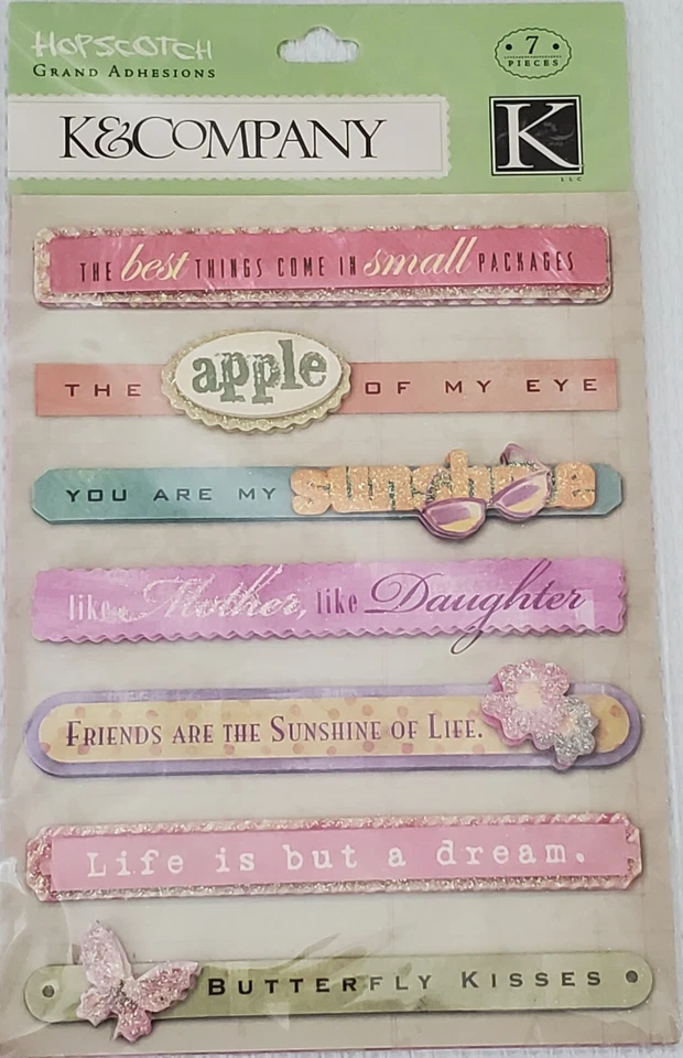 *YOU CHOOSE* K&Company - LITTLE PRINCESS/DADDY'S GIRL Dimensional Stickers - Image 4 of 4