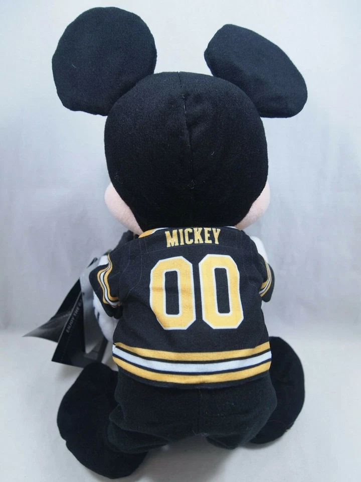 NHL Boston Bruins Disney Mickey Mouse Hugger 40"x50" Throw Blanket Set - Image 2 of 4