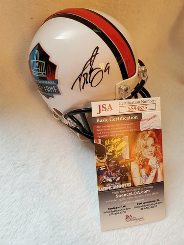 DREW BREES signed HALL OF FAME mini helmet JSA COA SAINTS