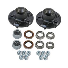 Trailer Idler Hub Kits 5 on 4.5" for 3500 lbs Axle 1/2"-20 Thread 22017K Set