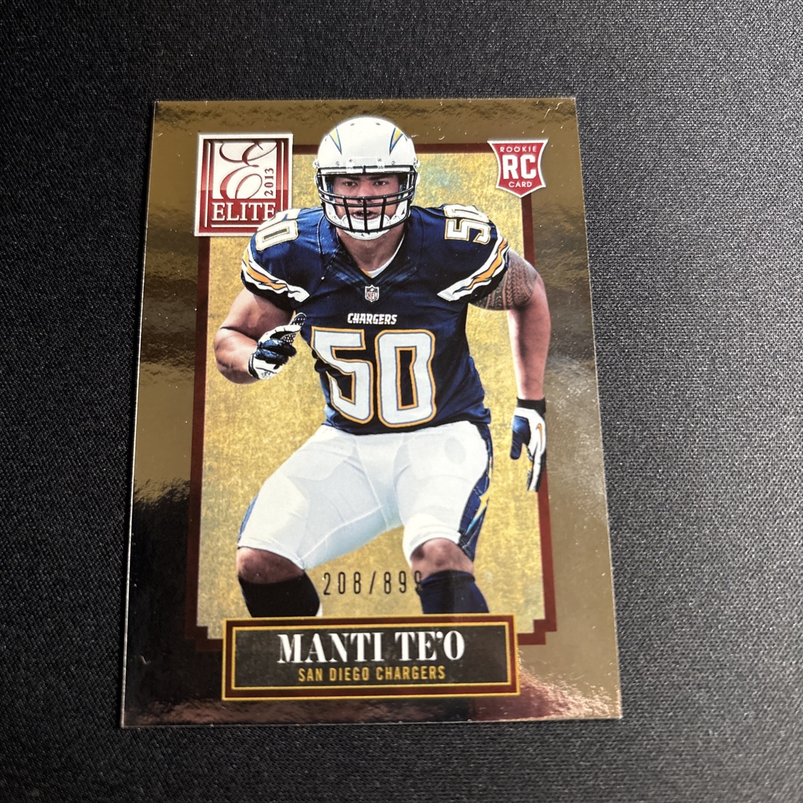 Manti Te'o Panini Elite #159 Base