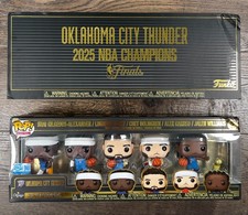 FUNKO POP! Oklahoma City Thunder 2025 World Champions 5-Pack OKC SGA Figurines