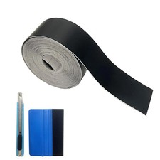 Matte Black Vinyl Tape For Black Out Chrome Delete Window Trim Matte Black V...
