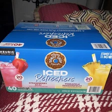 The Original Donut Shop Iced Refreshers -Strawberry Açaí-Pineapple Fruit - 40Ct