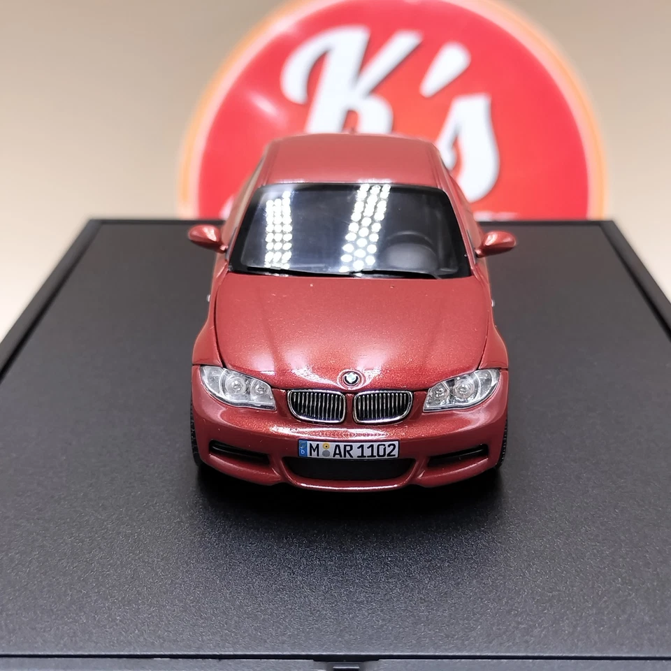 MINICHAMPS 1/43 BMW 1 Series 1er Coupe E82 Orange Sedona Red 80420427067 - Image 3 of 4