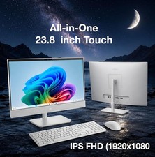 Dell 24 EC24260 All-in-One Touch FHD DDR5 U7-355 16G RAM 1TB SSD Win 11Pro White