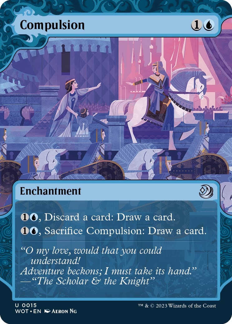 Compulsion Wilds of Eldraine: Enchanting Tales Foil MTG 15 NM