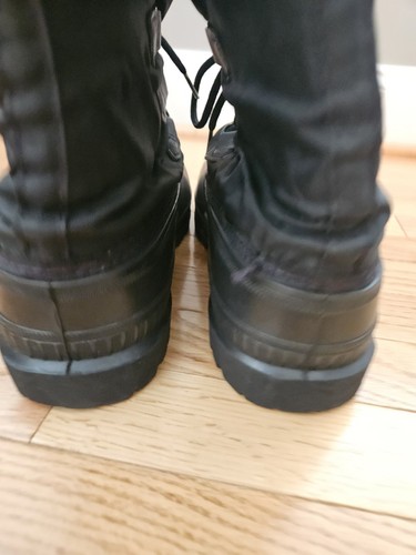 Sorel Mens SnowLion Winter Snow Boots With Liners 15" Tall Black Size 10 VGC - Picture 8 of 22