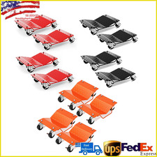 4-pack Car Dollies6000lbs Car Wheel Dolly For Garage Moving Carvehicle Dolly