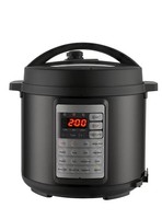 George Home GPC201SS-20 5.5L Digital Pressure Cooker 1000W Metallic Black