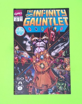 Infinity Gauntlet #1 Vol. 1 1991 Marvel Comics 6.0 Comic Book W183-10