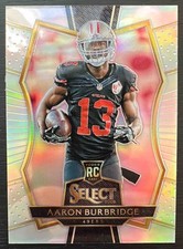 Aaron Burbridge - 2016 Panini Select #103 Prizm Silver RC - San Francisco 49ers