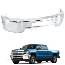 NEW Chrome - Front Bumper Face Bar for 2015-2019 Chevy Silverado 2500HD 3500 HD