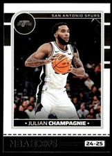 2024-25 Hoops Julian Champagnie San Antonio Spurs #218