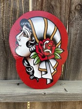 American Traditional Fortune Teller Tattoo Shop Flash Sign