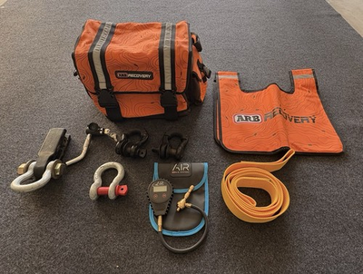 #ad ARB Large Recovery Bag Kit 3 4quot; Ring Shackles ARB Tire Pressure Gauge amp; More $174.99