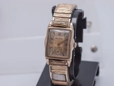 1955 - Bulova Men's 25mm Hand Wind 10k RGP Watch 10BT - Runs *Read*