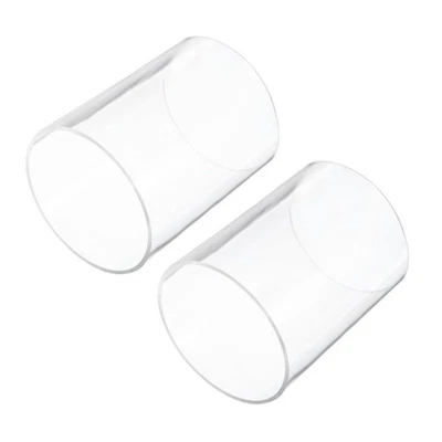 Tube Rigide en Plastique Transparent de 6 Pouces (115mm x 120mm) - Photo 1/4