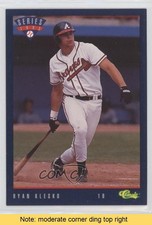 1993 Classic Update Blue Travel Edition Ryan Klesko #T48 READ 0au4